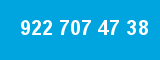 922 707 47 38 922 707 47 38